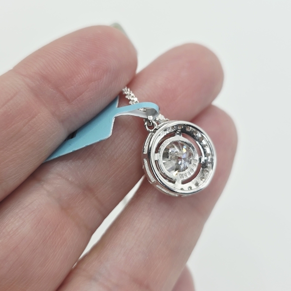 3.36 CTW Moissanite Pendant Necklace - Picture 10 of 10